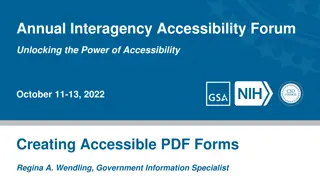 Enhancing Accessibility Through Effective PDF Form Design