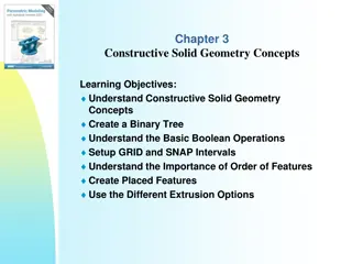 Constructive Solid Geometry Concepts