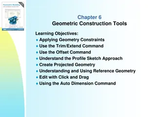 Autodesk Inventor Geometric Construction Tools Overview