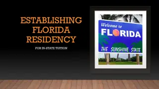 Florida Residency for In-State Tuition Rates