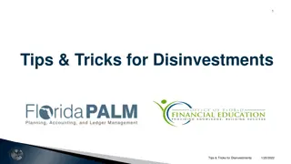 Florida PALM Disinvestments Tips & Tricks