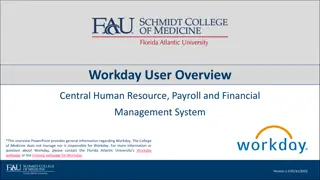 Overview of Workday at Florida Atlantic University