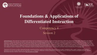 Understanding Differentiated Instruction in Reading