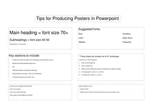 Effective Tips for Designing Impactful Posters in PowerPoint