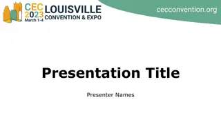 Accessible Presentation Template Guidelines