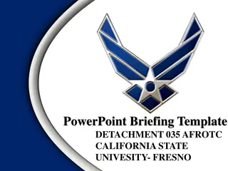 Effective PowerPoint Presentation Techniques for AFROTC Cadets