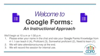 Enhancing Digital Pedagogy with Google Forms Webinar