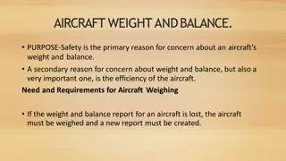 Understanding Aircraft Weight and Balance for Safety and Efficiency