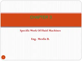 Fluid Machines: Specific Work and Energy Transfer