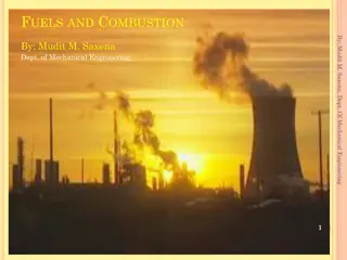 Fuels and Combustion in Mechanical Engineering