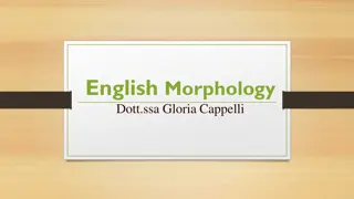 Understanding English Morphology: The Study of Words and Meaning