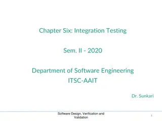 Integration Testing in Software Engineering
