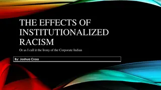Unveiling the Effects of Institutionalized Racism on Indigenous Peoples