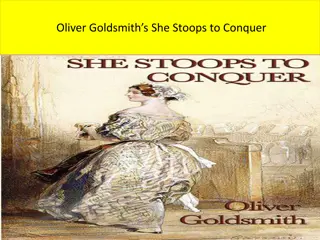 She Stoops to Conquer: Play Summary and Analysis