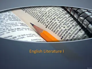 Evolution of English Literature: From Old English to Beowulf