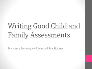 Child and Family Assessments for Social Work