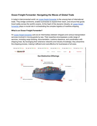 Ocean Freight Forwarder_ Navigating the Waves of Global Trade