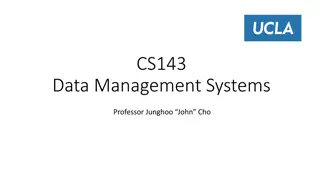 Introduction to CS143 Data Management Systems Course