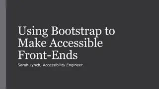Comprehensive Guide on Using Bootstrap for Accessible Front-End Development