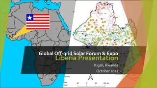Socio-economic Overview and Energy Access in Liberia