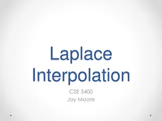 Laplace Interpolation for Sparse Data Restoration