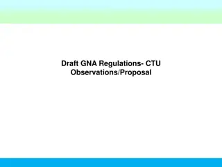 Proposed Enhancements to GNA Regulations for Transmission Systems