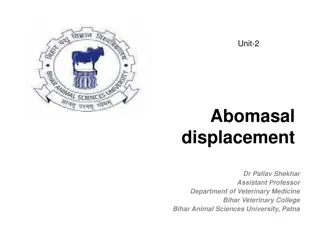 Understanding Abomasal Displacement in Dairy Cattle