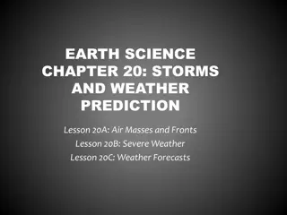 Air Masses, Fronts, and Severe Weather in Earth Science