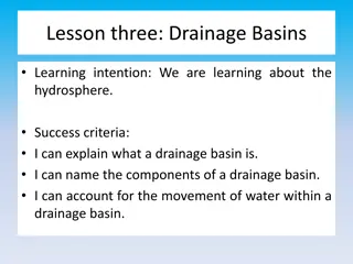 Drainage Basins in the Hydrosphere