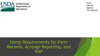 Hemp Farm Recordkeeping and Acreage Reporting Guidelines