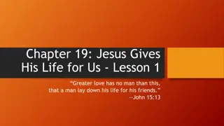 The Sacrifice of Jesus: A Lesson in Love and Forgiveness