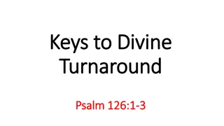 Divine Turnaround: Keys to Supernatural Transformations