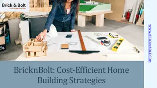 BricknBolt Cost-Efficient Home Building Strategies