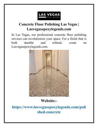 Concrete Floor Polishing Las Vegas  Lasvegasepoxylegends