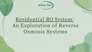 Residential RO System: Purified Water Everyday with Green-Tak