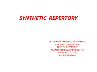 Comprehensive Overview of Synthetic Repertory in Homeopathy