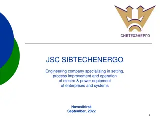 JSC Sibtechenergo: Engineering Company Specializing in Power Equipment Operations