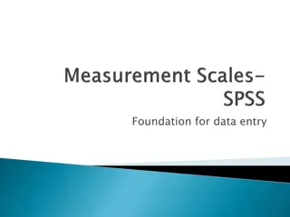 Understanding Data Measurement Scales in Statistical Analysis