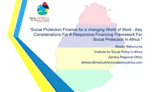 Social Protection Financing in Africa: Key Considerations for a Changing World