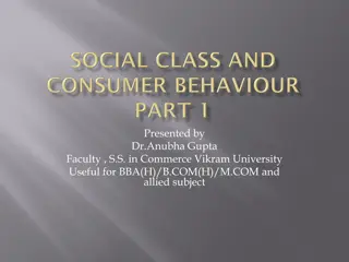 Understanding Social Class and Consumer Behavior