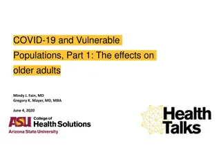 Impact of COVID-19 on Older Adults: Vulnerabilities and Management