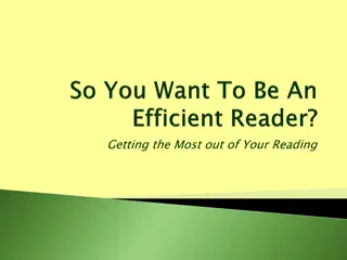 Efficient Reading Strategies for Maximum Learning