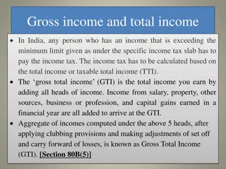 Income Tax in India: Gross vs Total Income