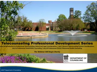 Professional Telecounseling Development Series Overview