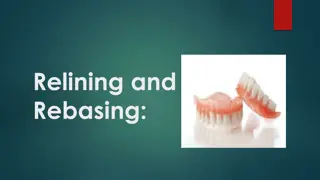 Understanding Relining and Rebasing Procedures for Dentures