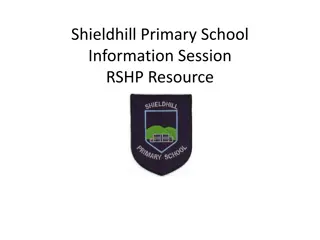 Shieldhill Primary School RSHP Information Session