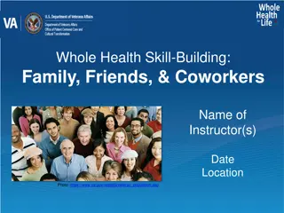 Whole Health Skill-Building: Enhancing Relationships for Wellbeing