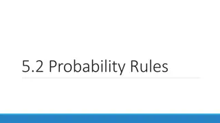 Understanding Probability Rules and Models