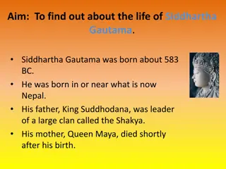 The Life of Siddhartha Gautama: A Journey to Enlightenment