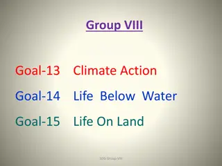 Sustainable Development Goals Group VIII Progress Report